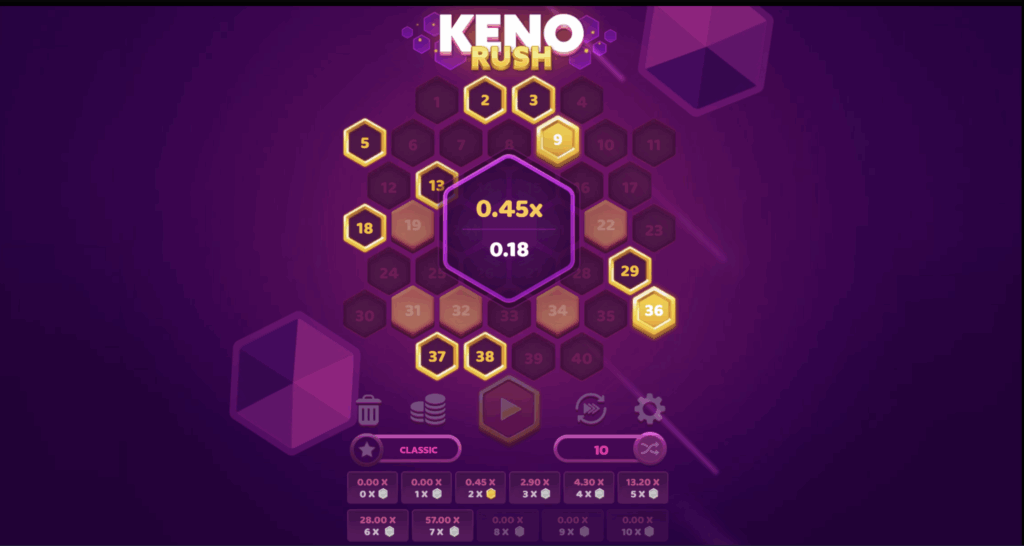 Keno Rush by OneTouch